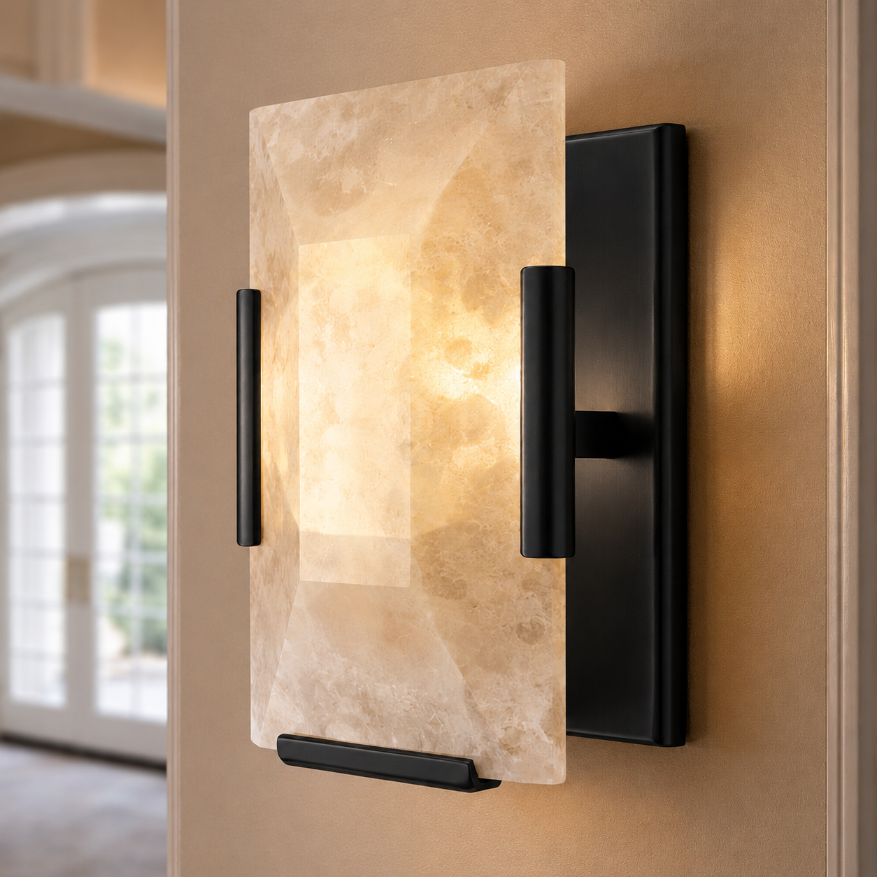 Hadilor Calcite Sconce