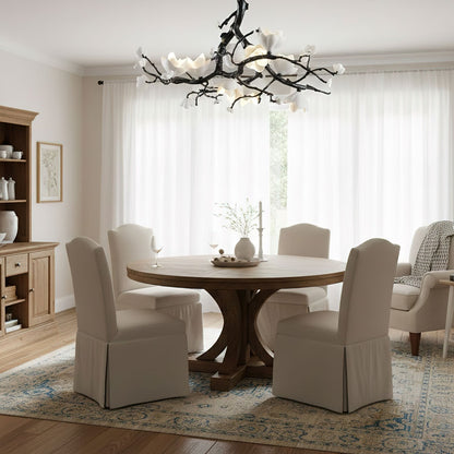 Black Branch Copper Tree Chandelier