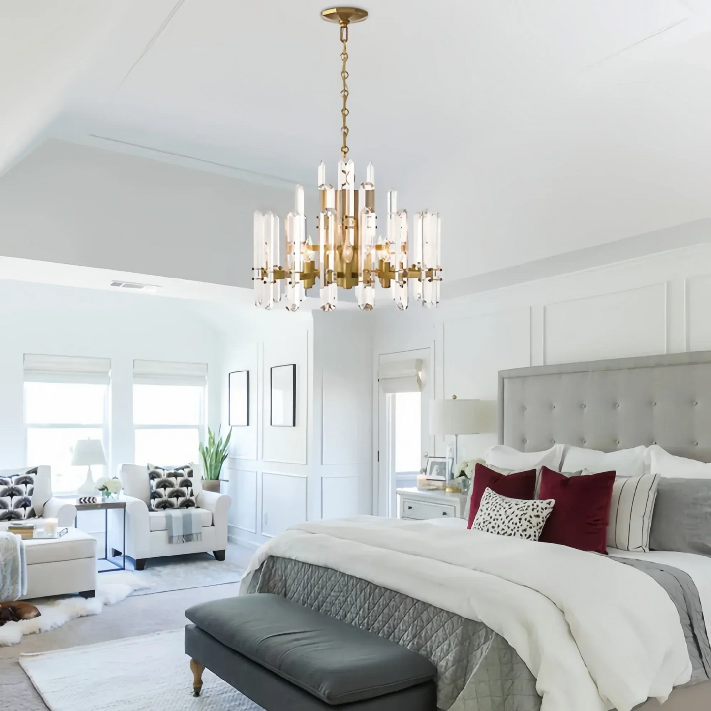Brinton Crystal Round Chandelier 24'' 36'' 48''
