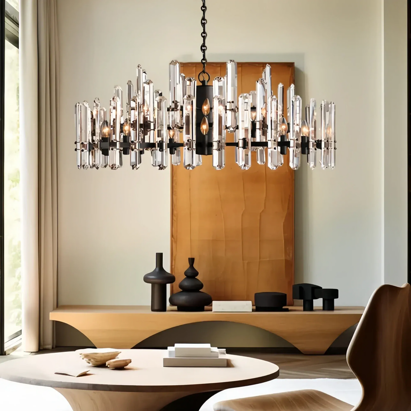 Brinton Crystal Round Chandelier 24'' 36'' 48''