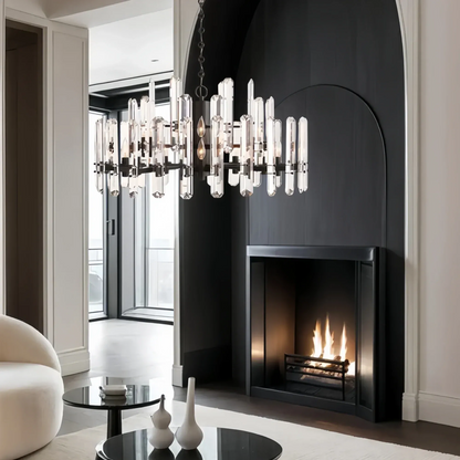 Brinton Crystal Round Chandelier 24'' 36'' 48''