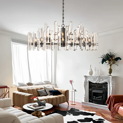 Brinton Crystal Round Chandelier 24'' 36'' 48''