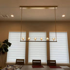 Bouble De Crystal Ball Linear Chandelier 48" 60"