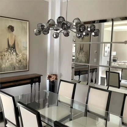 Bouble De Crystal Modern Round Chandelier