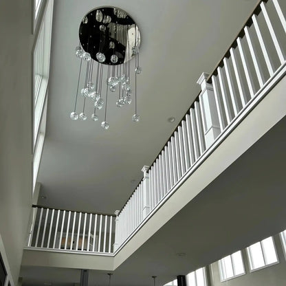 Bouble De Crystal Round Cluster Chandelier