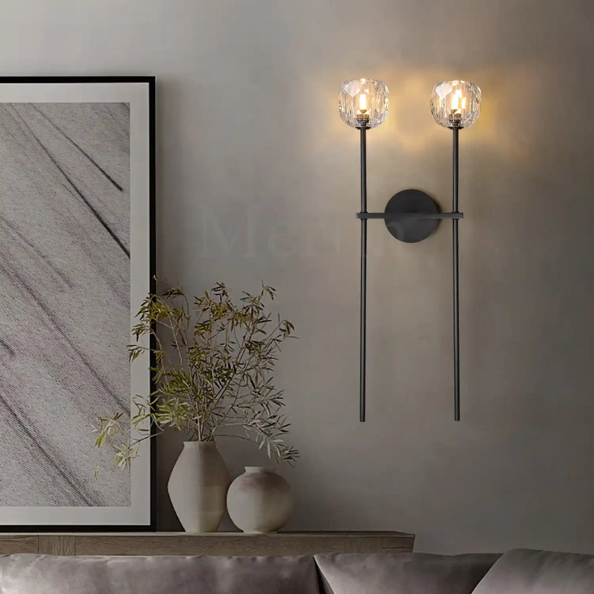 Bouble De Crystal Wall Sconce