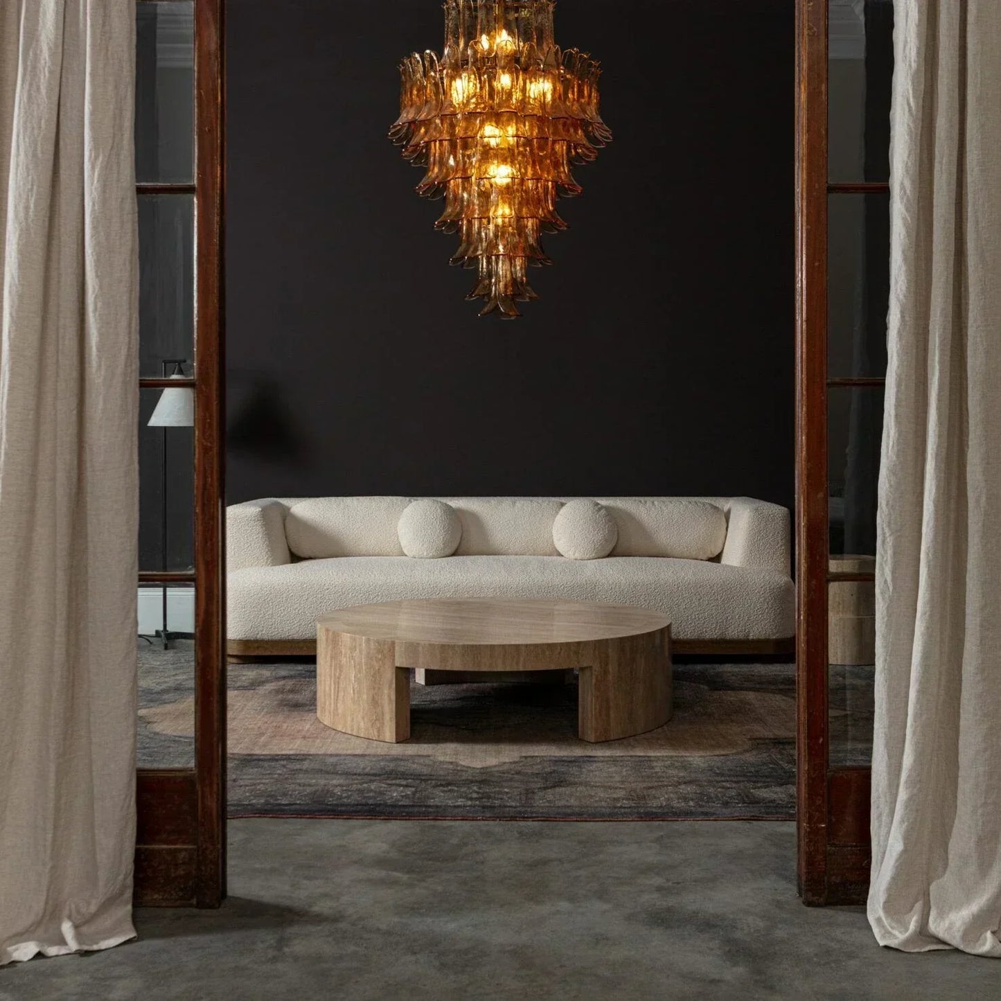 Amber Petalo Chandelier – 2 Sizes