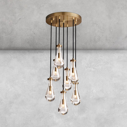 Raindrop Round Chandelier