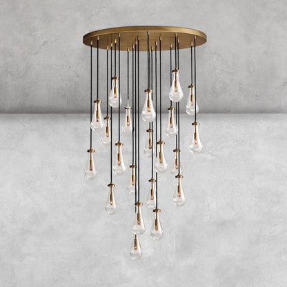 Raindrop Round Chandelier