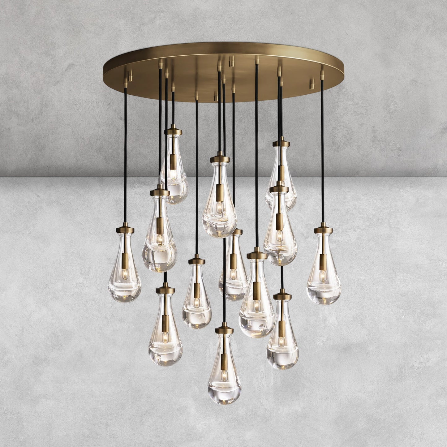 Raindrop Round Chandelier