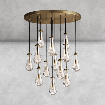 Raindrop Round Chandelier