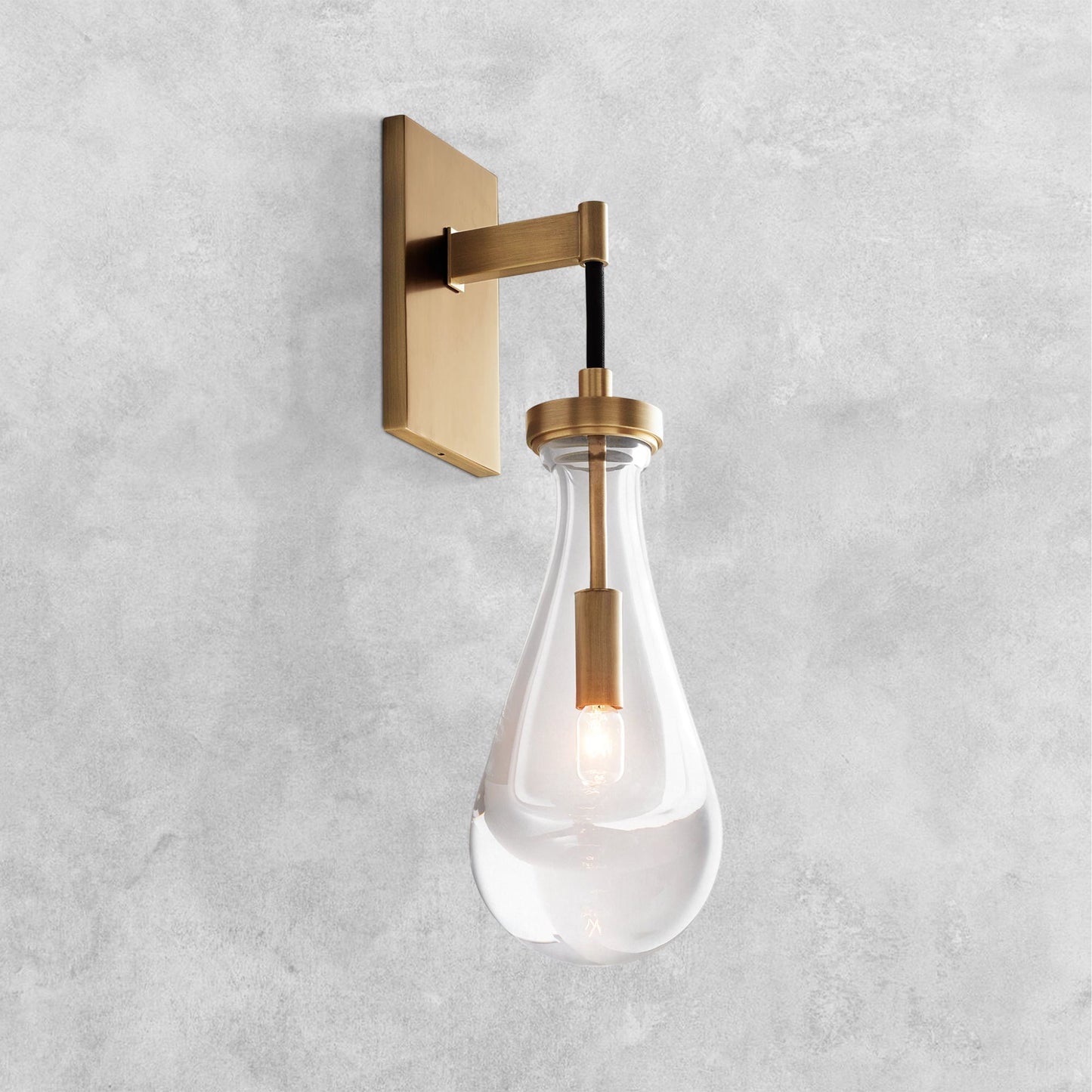 Raindrop Sconce Rod & Cord