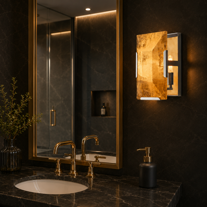 Hadilor Calcite Sconce