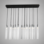 Multi Spot Glass Chandelier