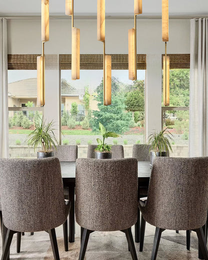 Audocon Alabaster Linear Chandelier
