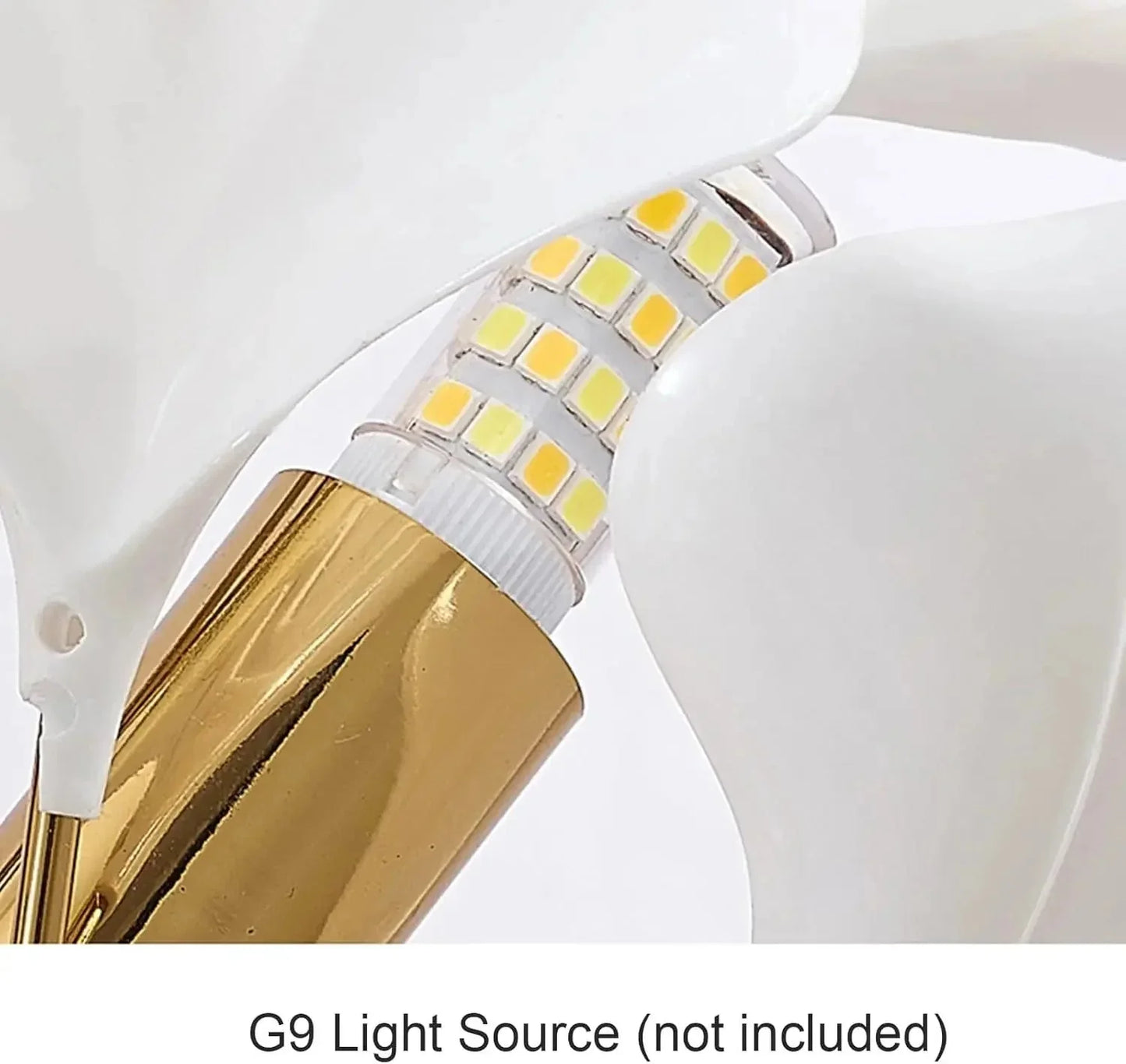 Calla Modern Leaf Wall Lamp
