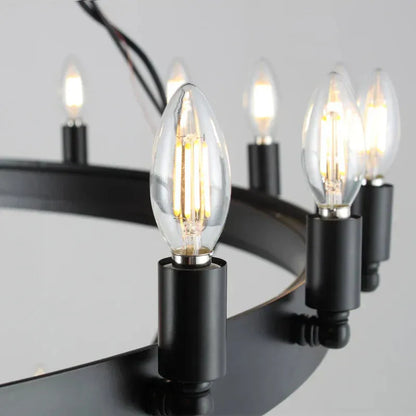 Damina Vintage 2-Tier Round Chandelier