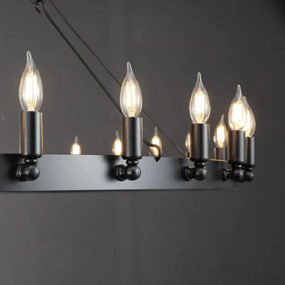 Damina Vintage 2-Tier Round Chandelier