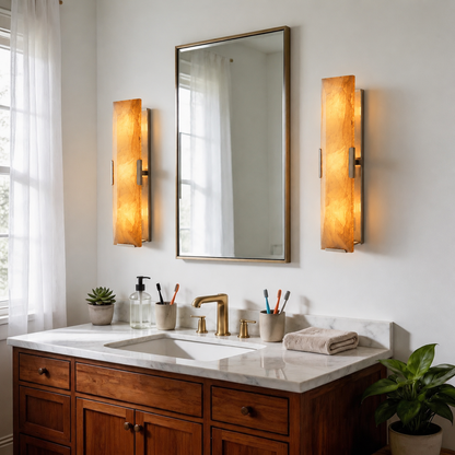 Hadilor Calcite Linear Sconce