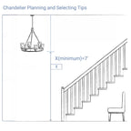 Ghiaccio Clear Class Oval Chandelier