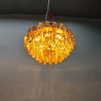 Kiaris Glass Round Flush Mount 17" 24‘’