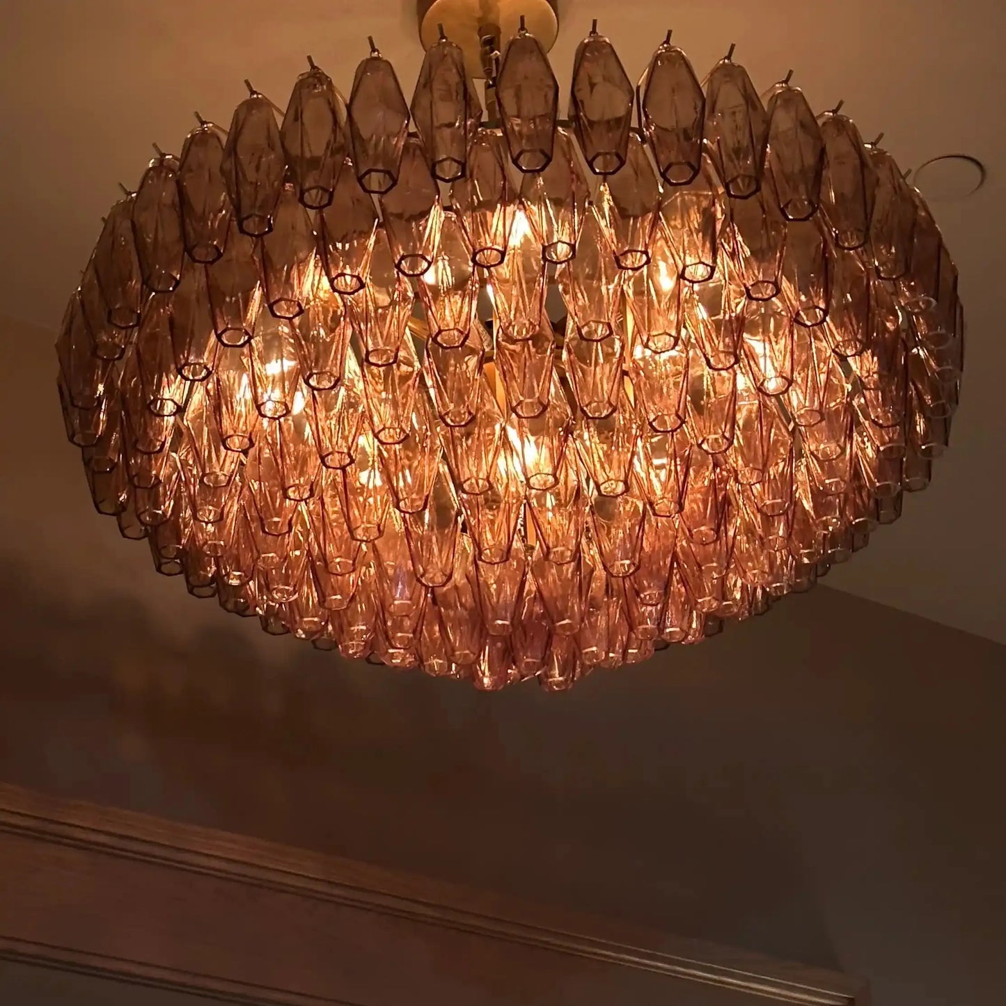 Kiaris Glass Tiered Round Chandelier 37‘’ 47‘’ 62‘’