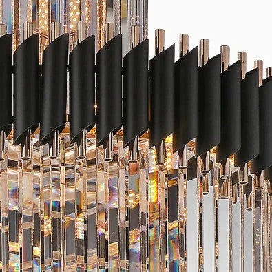Classic Large Multi-layered Spiral Crystal Chandelier for Foyer/ Staircase
