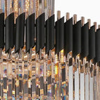 Classic Large Multi-layered Spiral Crystal Chandelier for Foyer/ Staircase