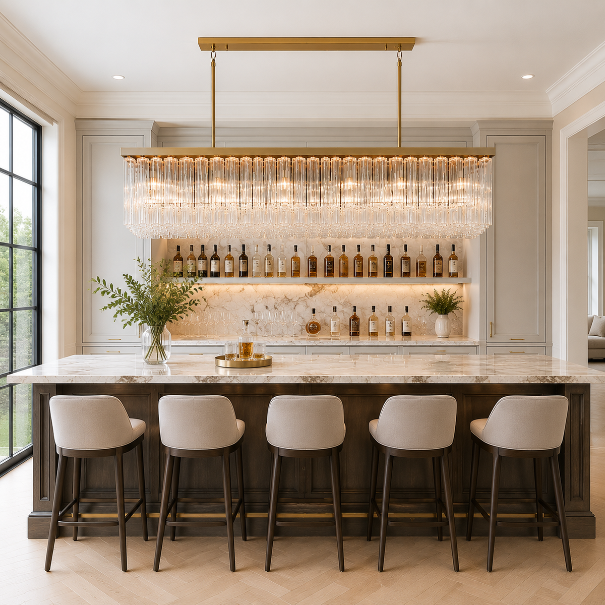 Cirbos Rectangular Chandelier