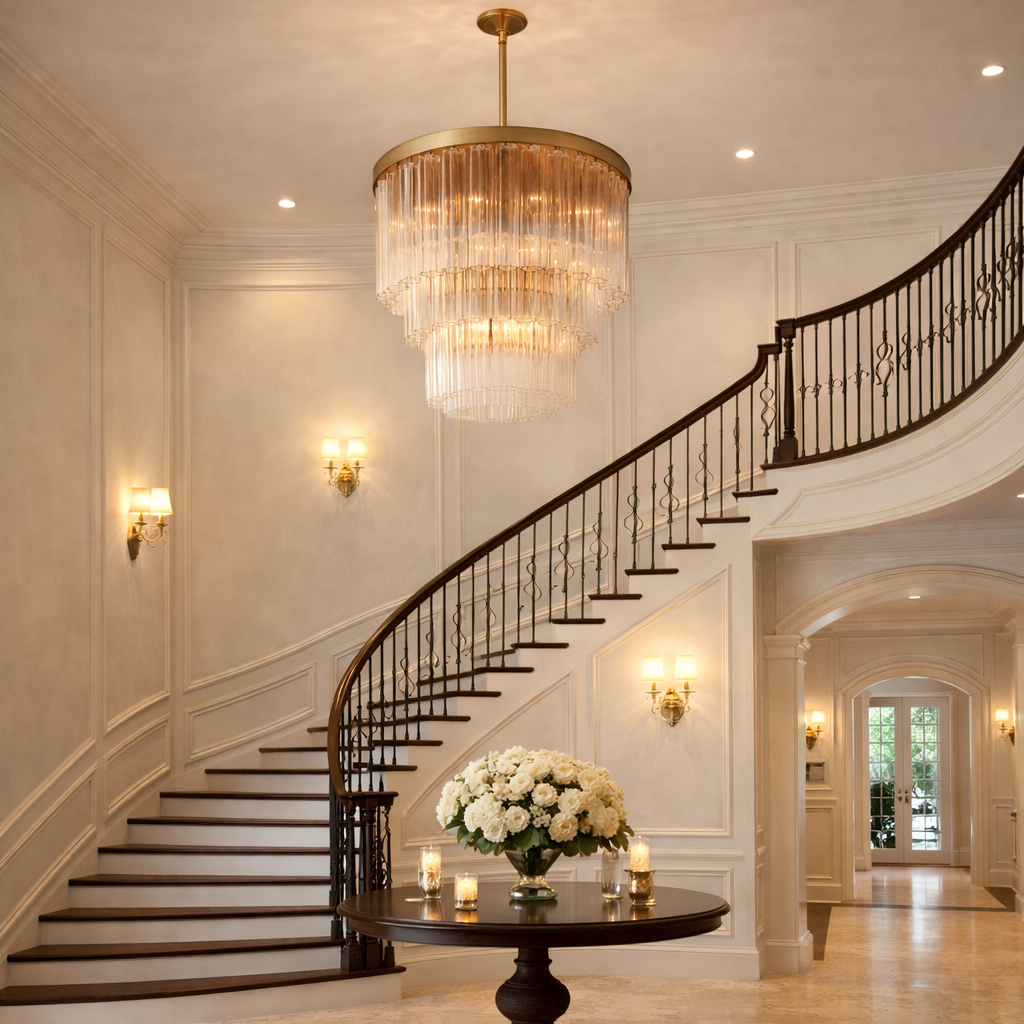 Ciello Three-Tier Round Chandelier