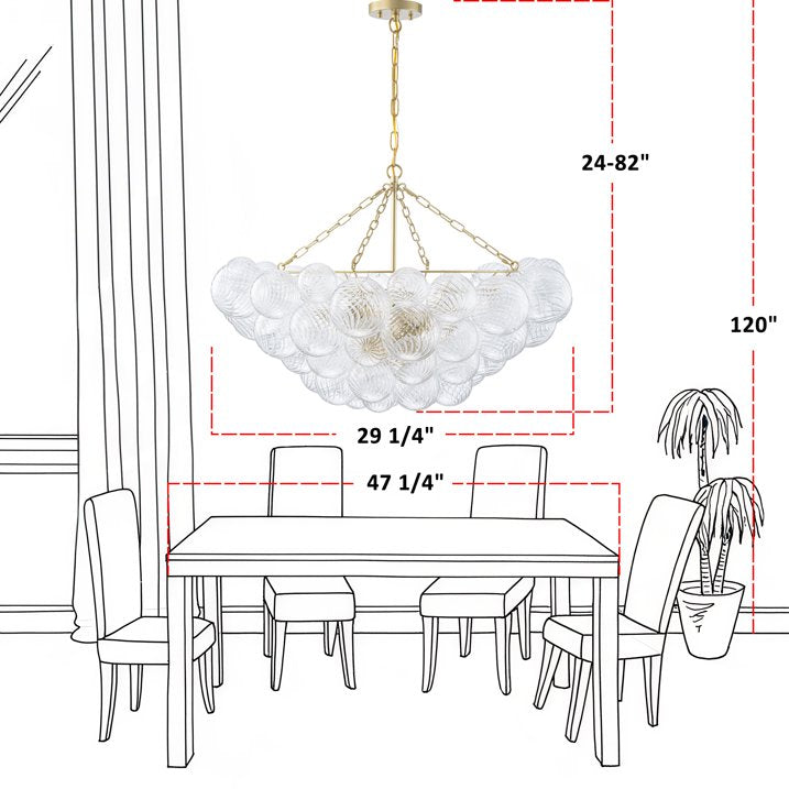 Taroas Round Chandelier
