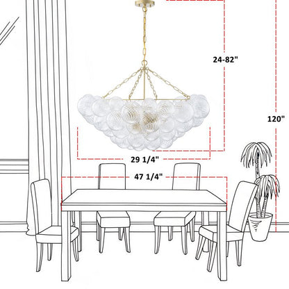 Taroas Round Chandelier