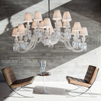 Lliana Classic Oval K9 Crystal Chandelier 16 Lights