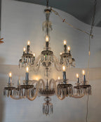 Elegant Crystal Chandelier in Italian