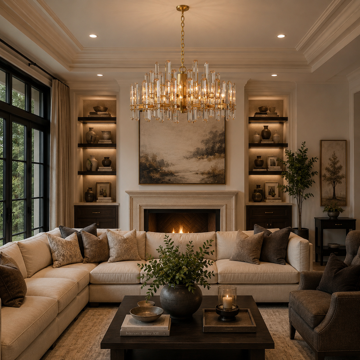 Bororence Round Chandelier