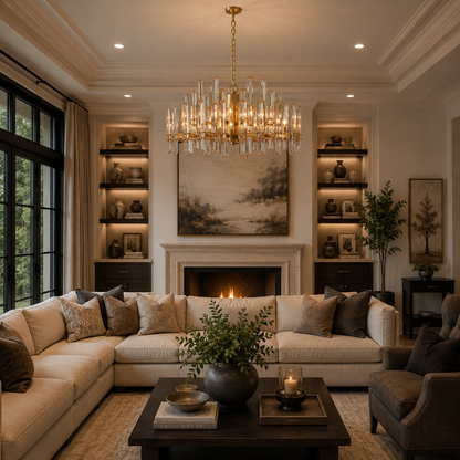 Bororence Round Chandelier