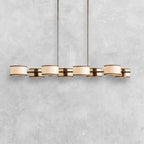 Daphne Fabric Linear Chandelier 62''72''