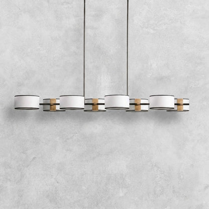 Daphne Fabric Linear Chandelier 62''72''