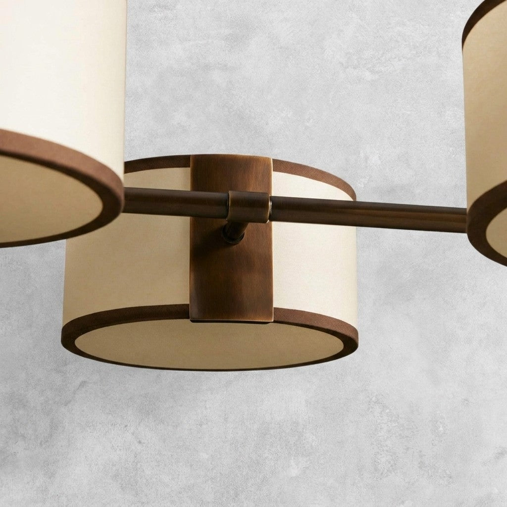 Daphne Fabric Linear Chandelier 62''72''