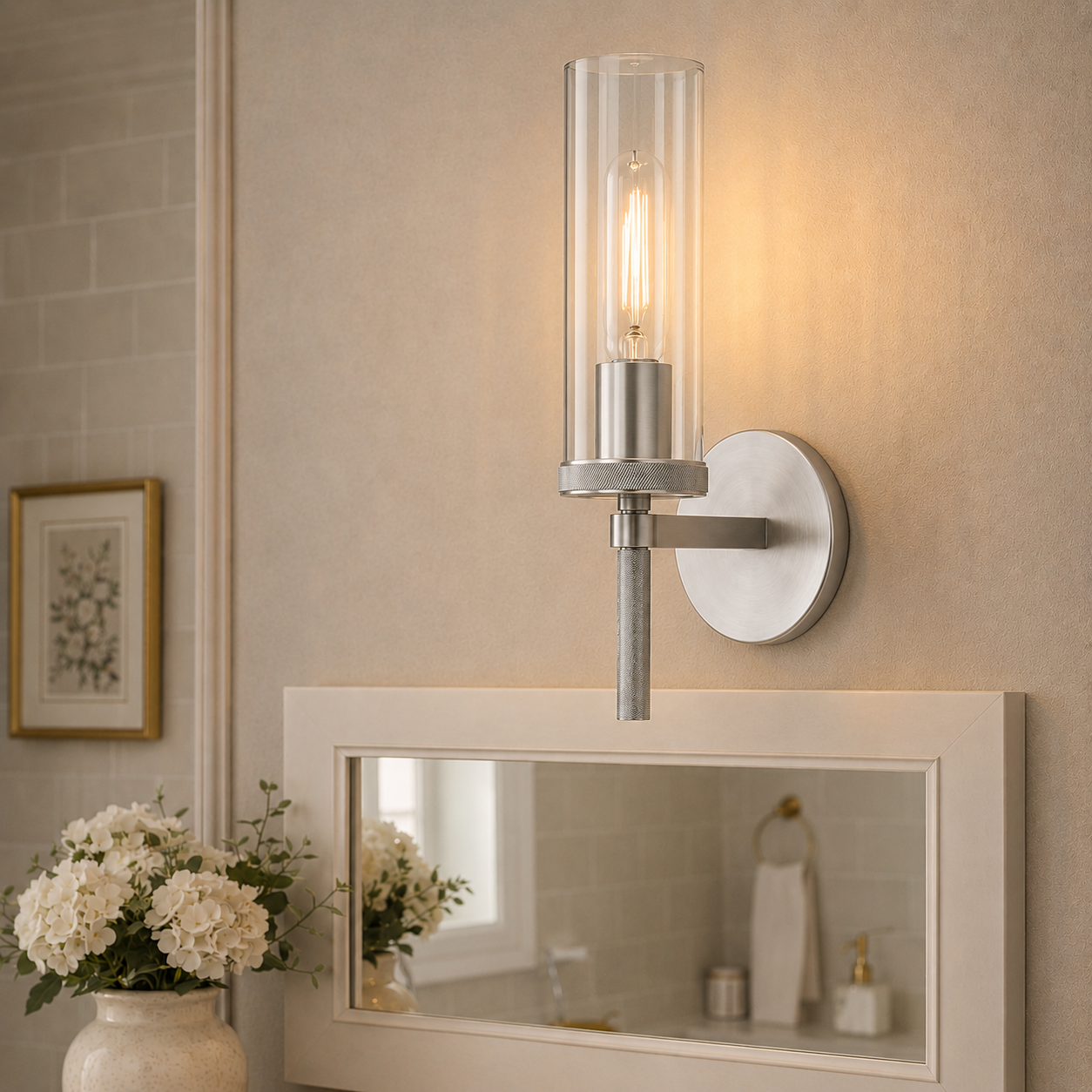 Lambety Knurled Sconce