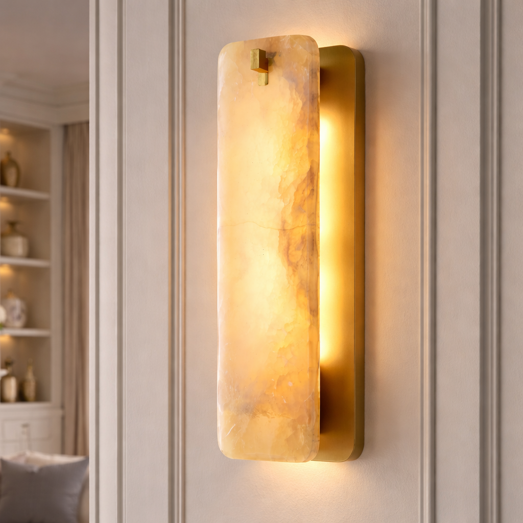 Calociato Onyx Sconce