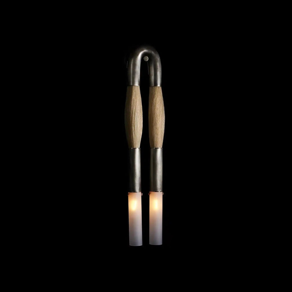 Double Head Antonia Horsehair Sconce