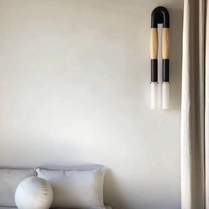 Double Head Antonia Horsehair Sconce