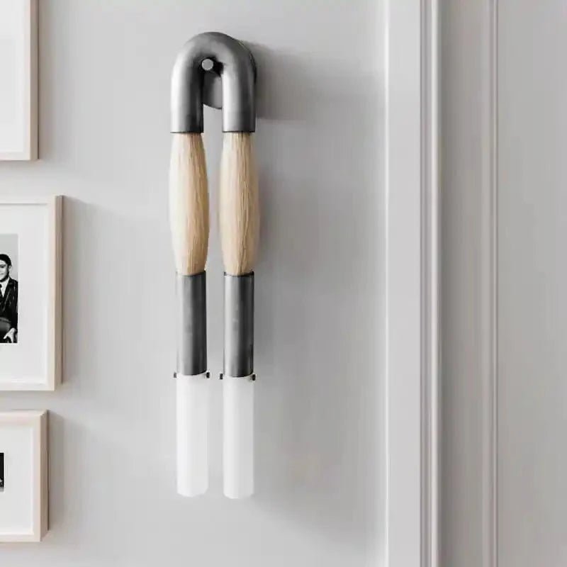 Double Head Antonia Horsehair Sconce