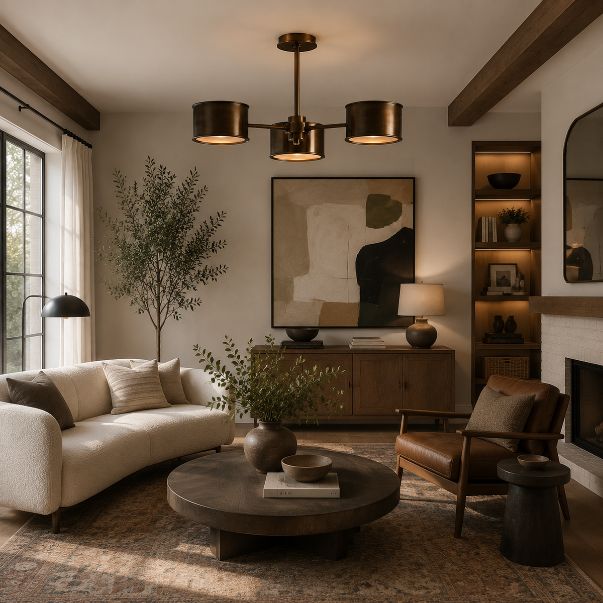Daphne Metal Flush Mount