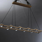 Planet Rectangular Chandelier 54" 72"