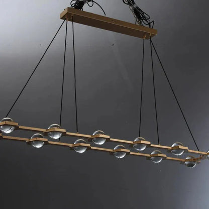Planet Rectangular Chandelier 54" 72"