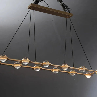Planet Rectangular Chandelier 54" 72"