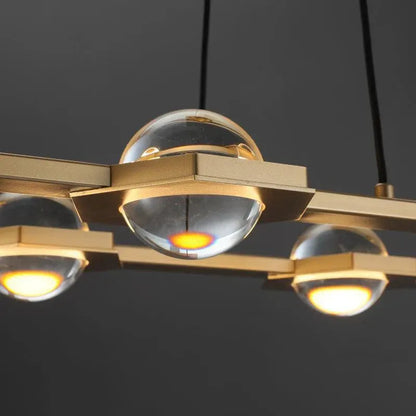 Planet Rectangular Chandelier 54" 72"