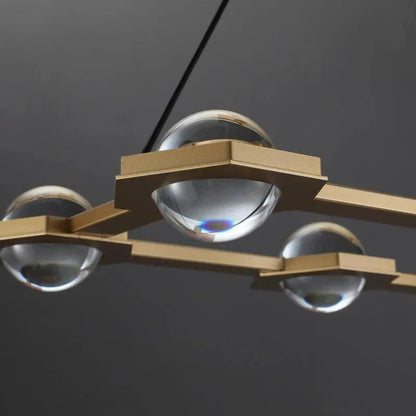 Planet Rectangular Chandelier 54" 72"